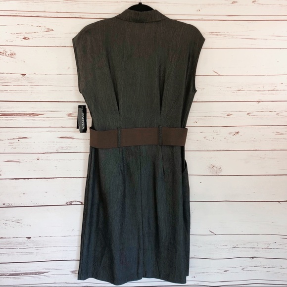 Alyx Sleeveless Belted Shirt Dress - Picture 5 of 5